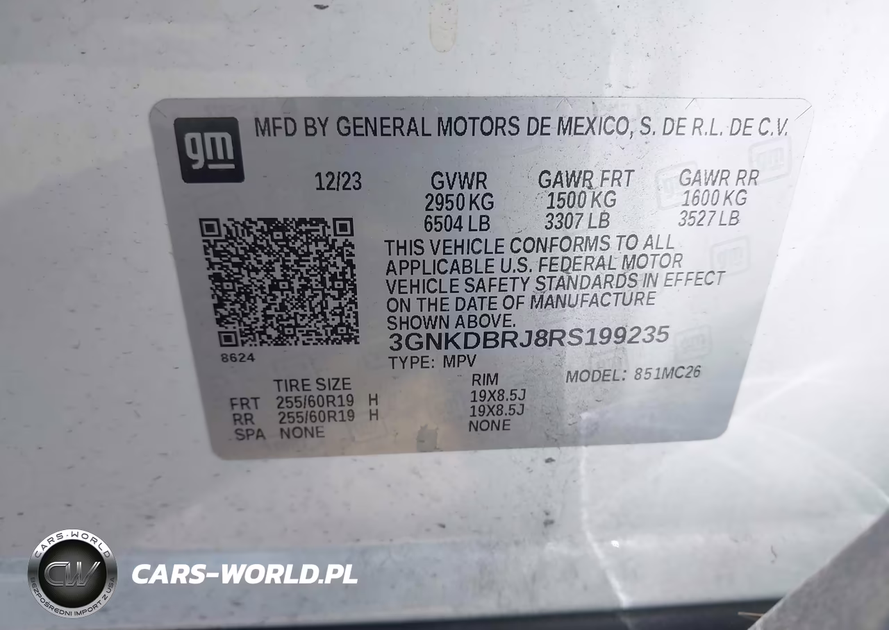 2024 Chevrolet Blazer Ev Eawd 2Lt VIN:3GNKDBRJ8RS199235 - 9