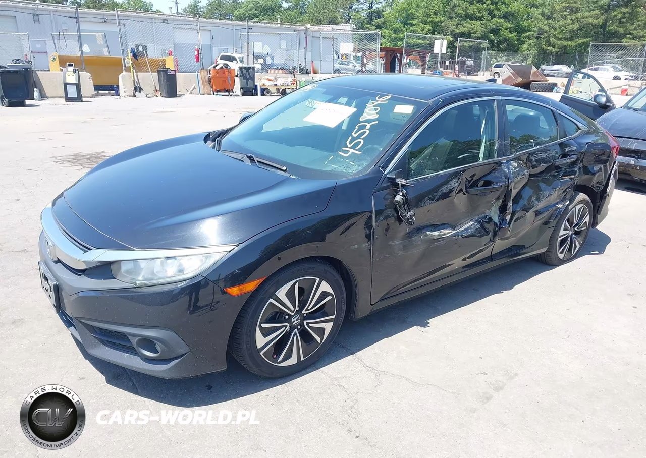 2018 Honda Civic Ex-L VIN:2HGFC1F76JH644886 - 2
