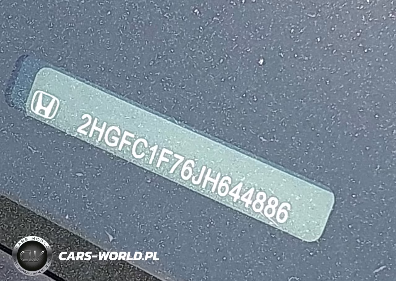 2018 Honda Civic Ex-L VIN:2HGFC1F76JH644886 - 9