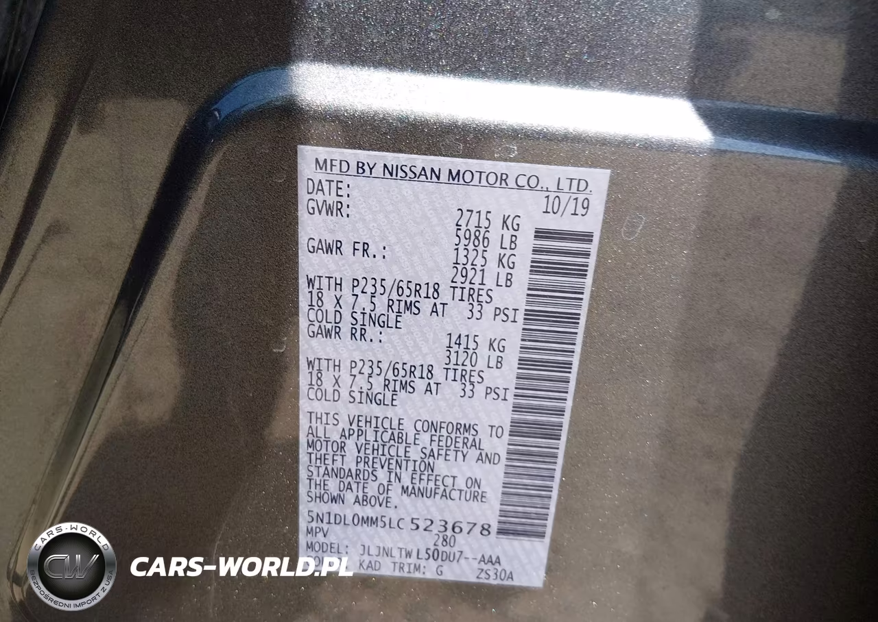 2020 Infiniti Qx60 Luxe Awd VIN:5N1DL0MM5LC523678 - 9