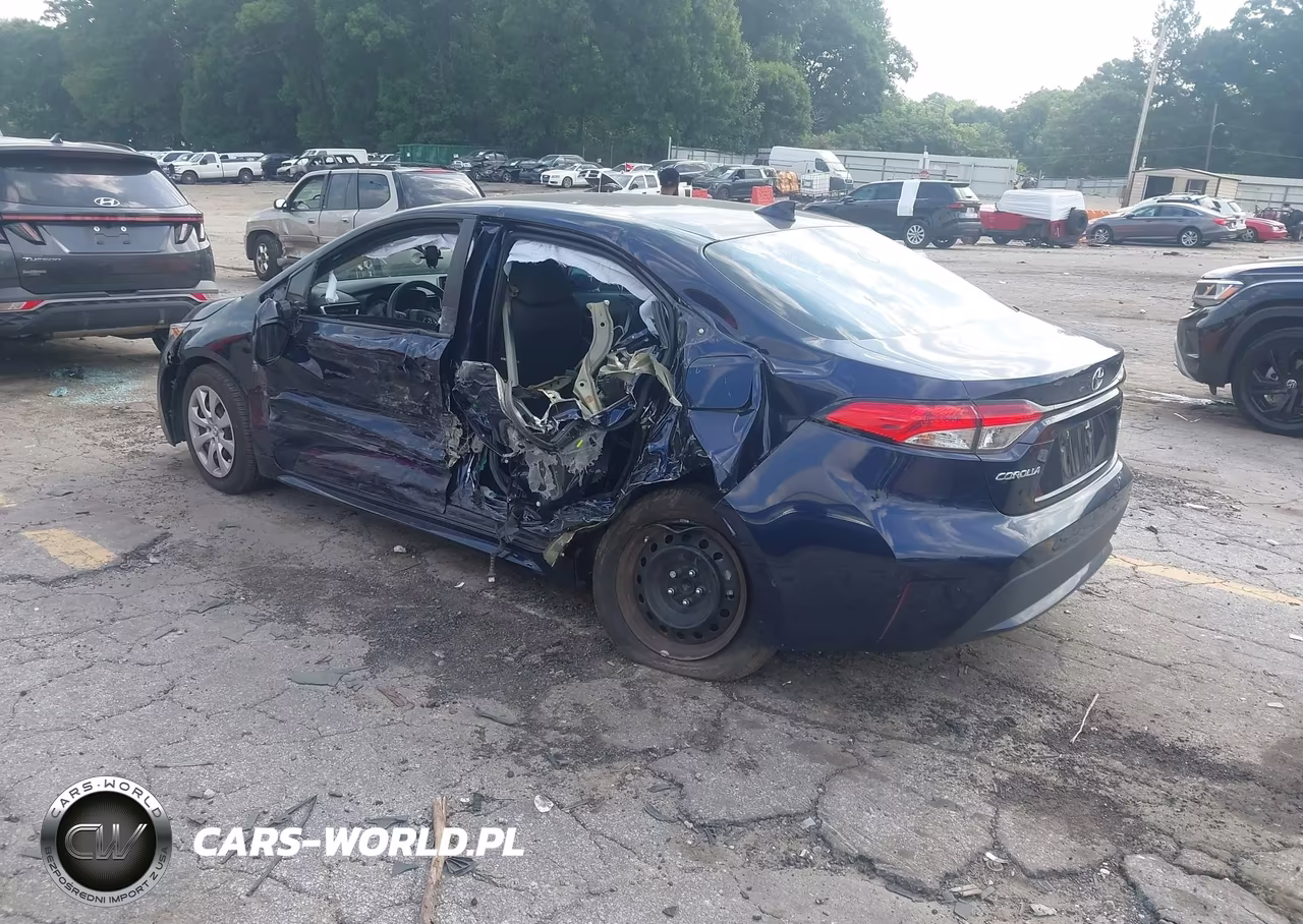2020 Toyota Corolla Le VIN:5YFEPRAE7LP067947 - 3