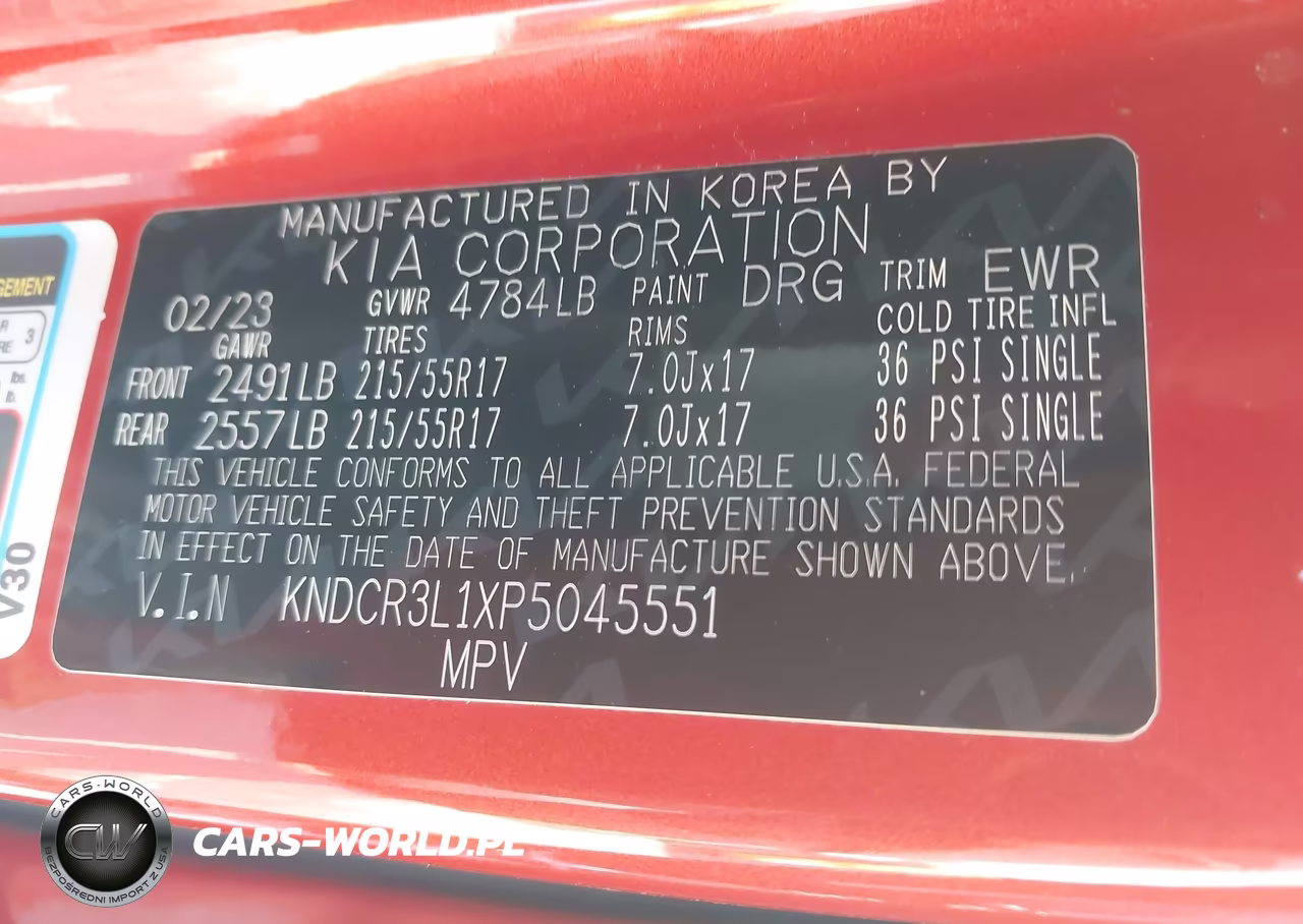 2023 Kia Niro Ev Wind VIN:KNDCR3L1XP5045551 - 9