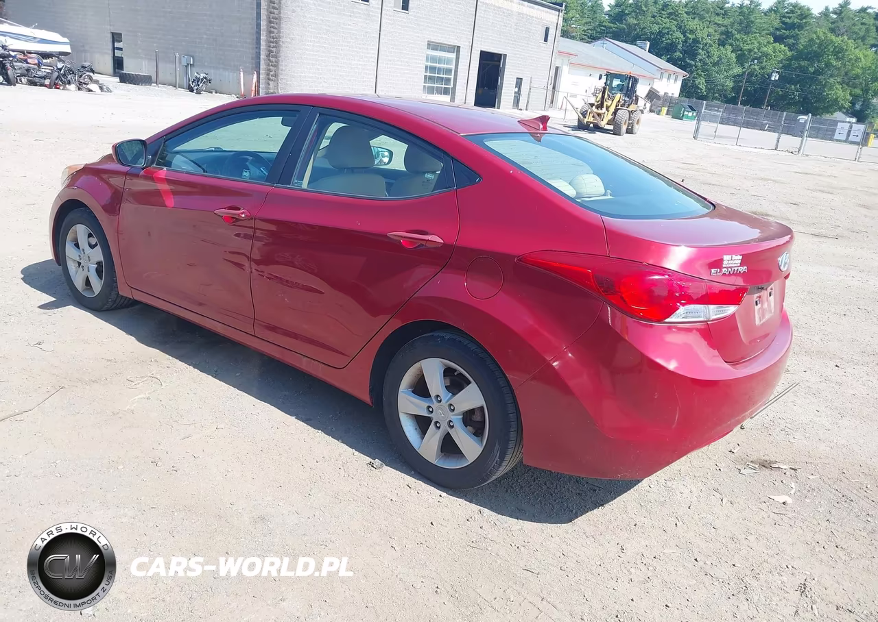 2012 Hyundai Elantra Gls (Ulsan Plant) VIN:KMHDH4AE6CU194652 - 3