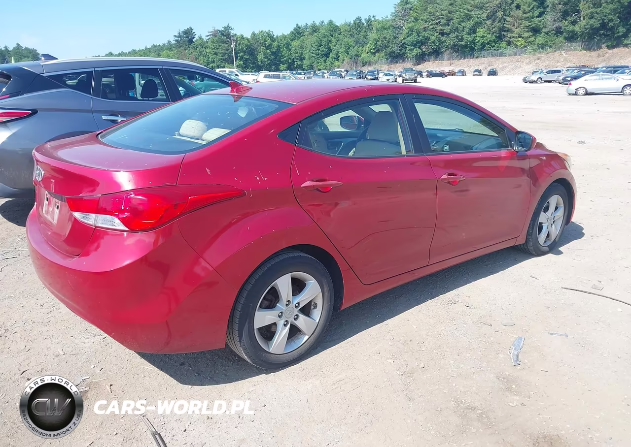 2012 Hyundai Elantra Gls (Ulsan Plant) VIN:KMHDH4AE6CU194652 - 4