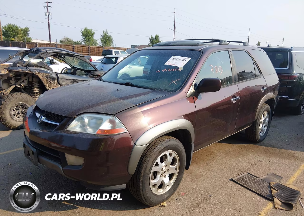 2001 Acura Mdx VIN:2HNYD18831H543437 - 2