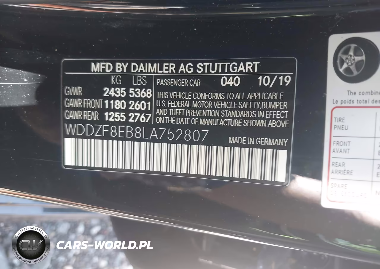 2020 Mercedes-Benz E 350 4Matic VIN:WDDZF8EB8LA752807 - 9