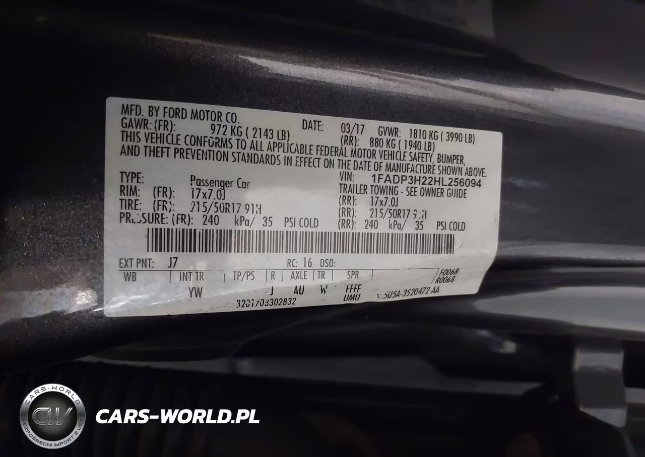 2017 Ford Focus Sel VIN:1FADP3H22HL256094 - 9