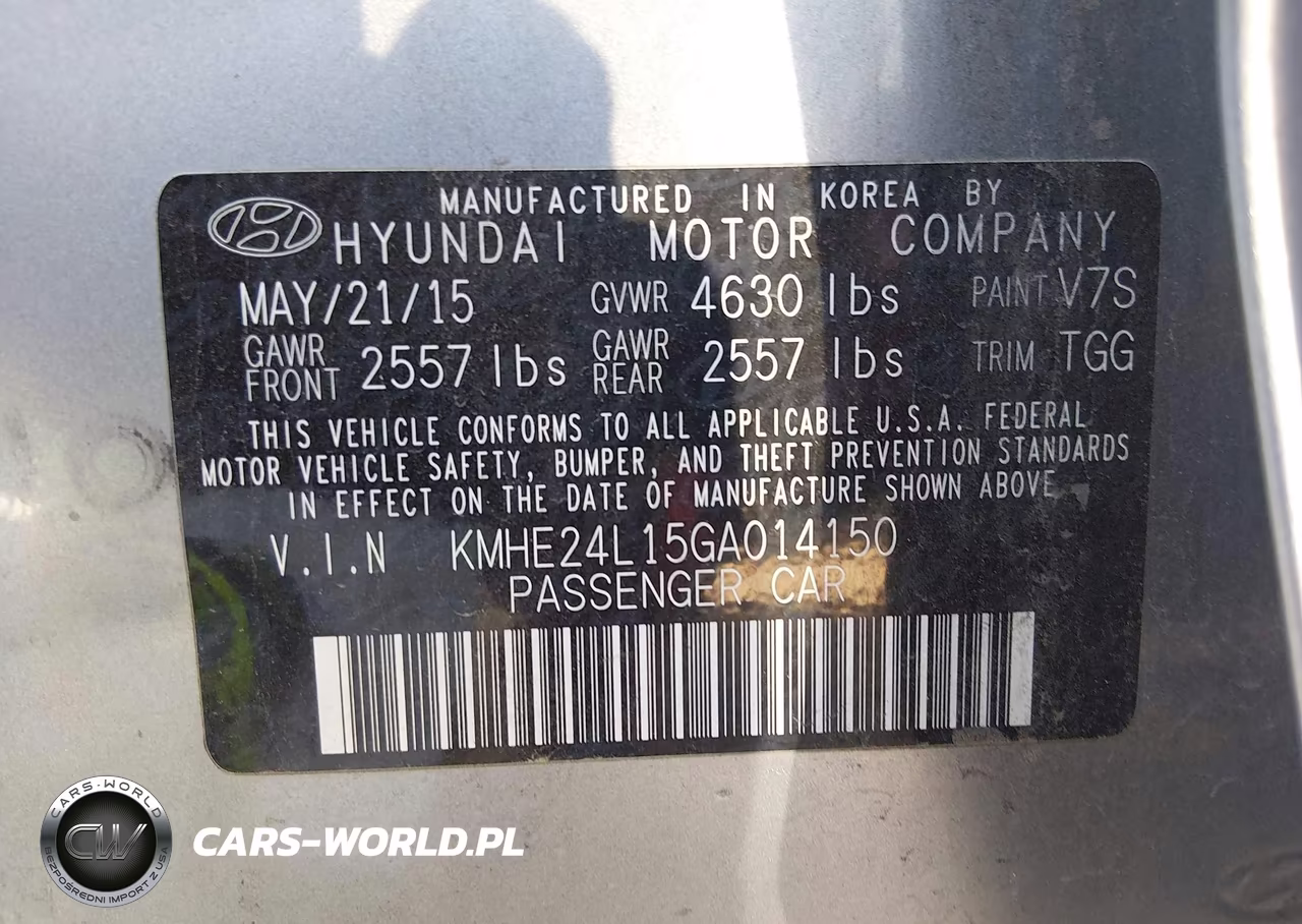 2016 Hyundai Sonata Hybrid Se VIN:KMHE24L15GA014150 - 9