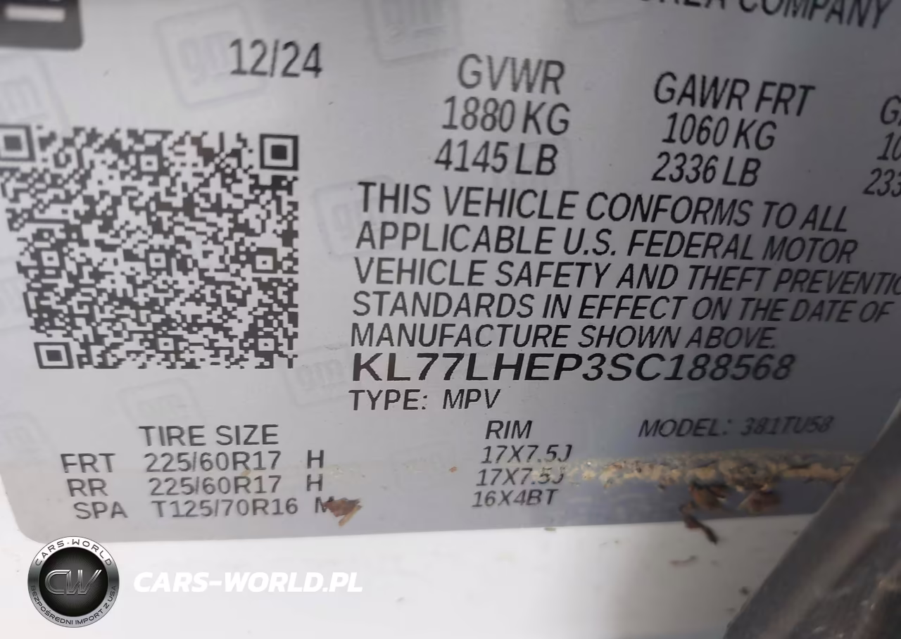2025 Chevrolet Trax Fwd Lt VIN:KL77LHEP3SC188568 - 9