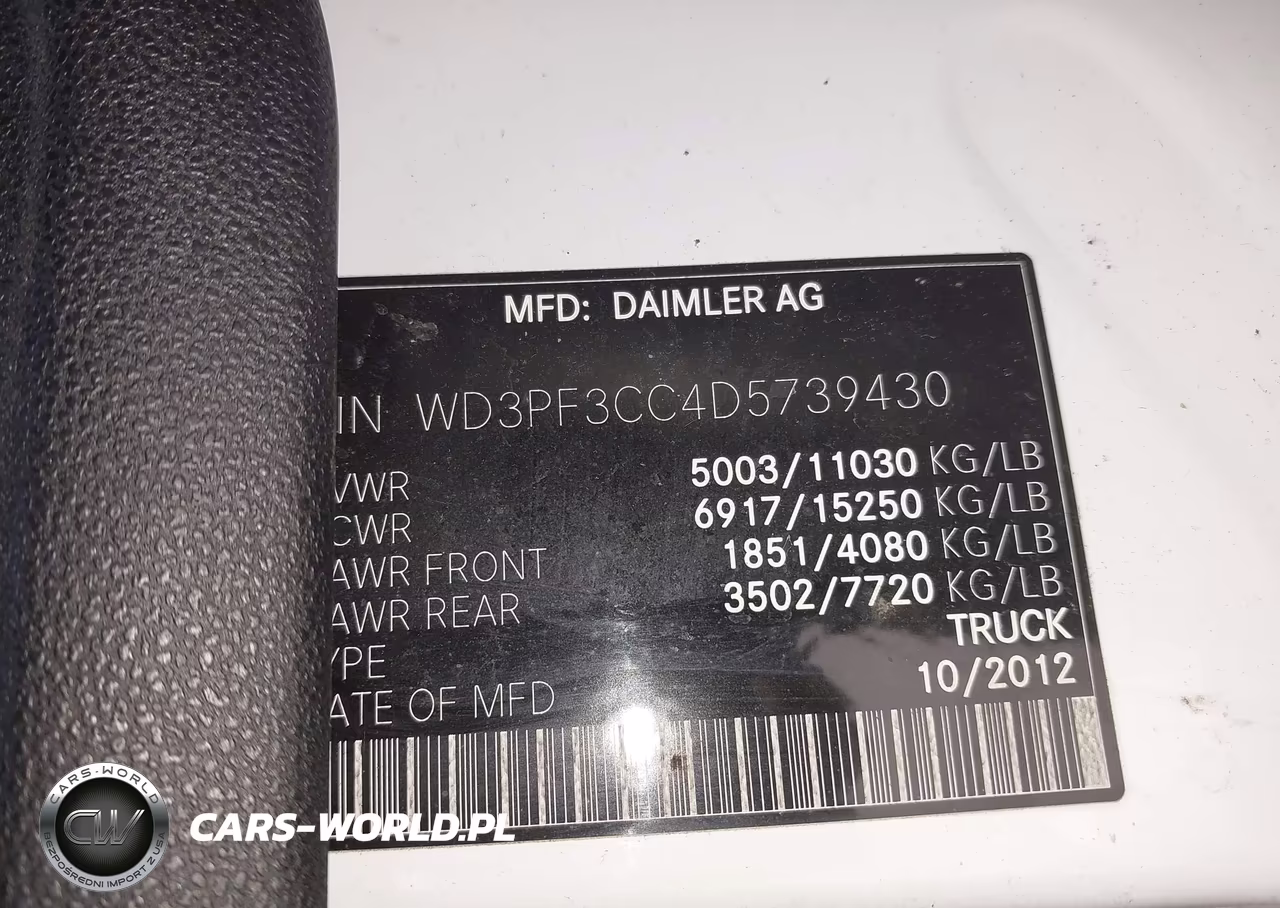 2013 Mercedes-Benz Sprinter 3500 High Roof VIN:WD3PF3CC4D5739430 - 8