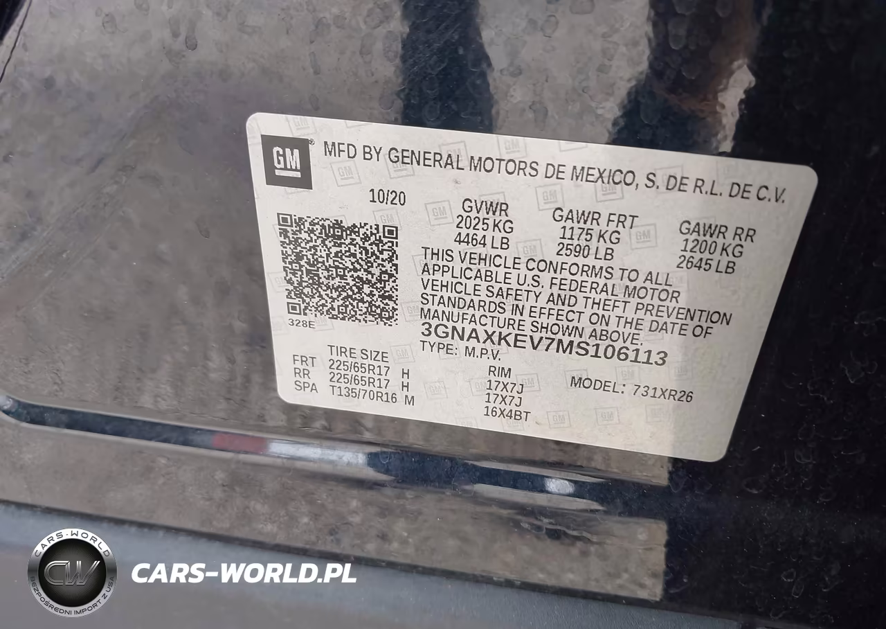 2021 Chevrolet Equinox Fwd Lt VIN:3GNAXKEV7MS106113 - 9