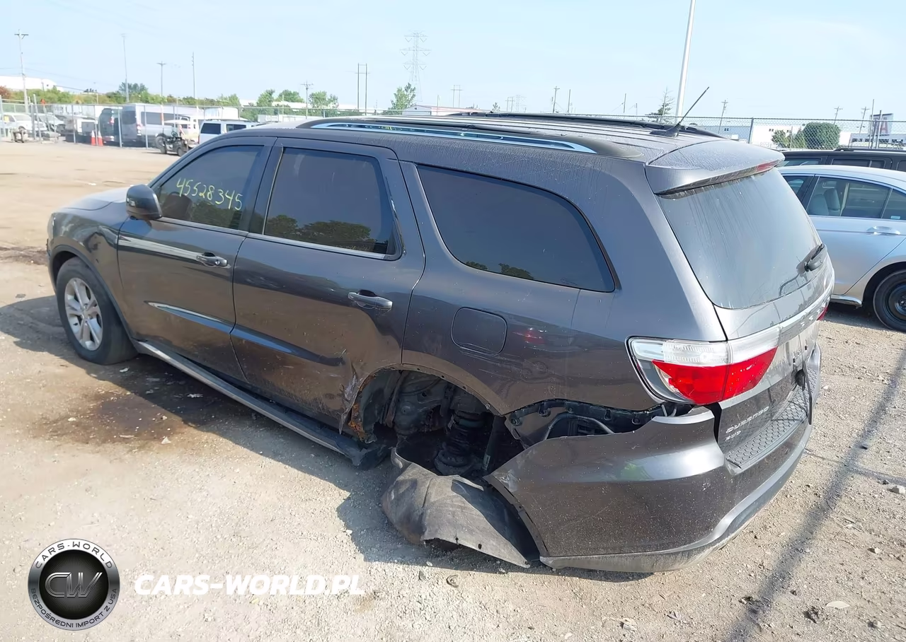 2013 Dodge Durango Sxt VIN:1C4RDJAG6DC699555 - 3