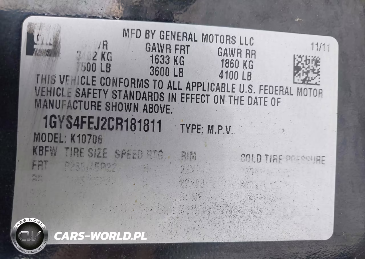 2012 Cadillac Escalade Hybrid Platinum Edition VIN:1GYS4FEJ2CR181811 - 9