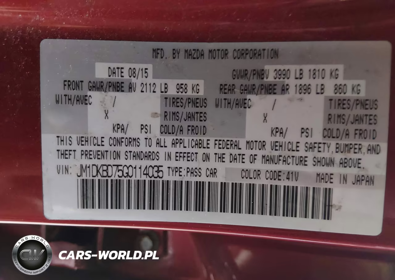 2016 Mazda Cx-3 Grand Touring VIN:JM1DKBD75G0114035 - 9