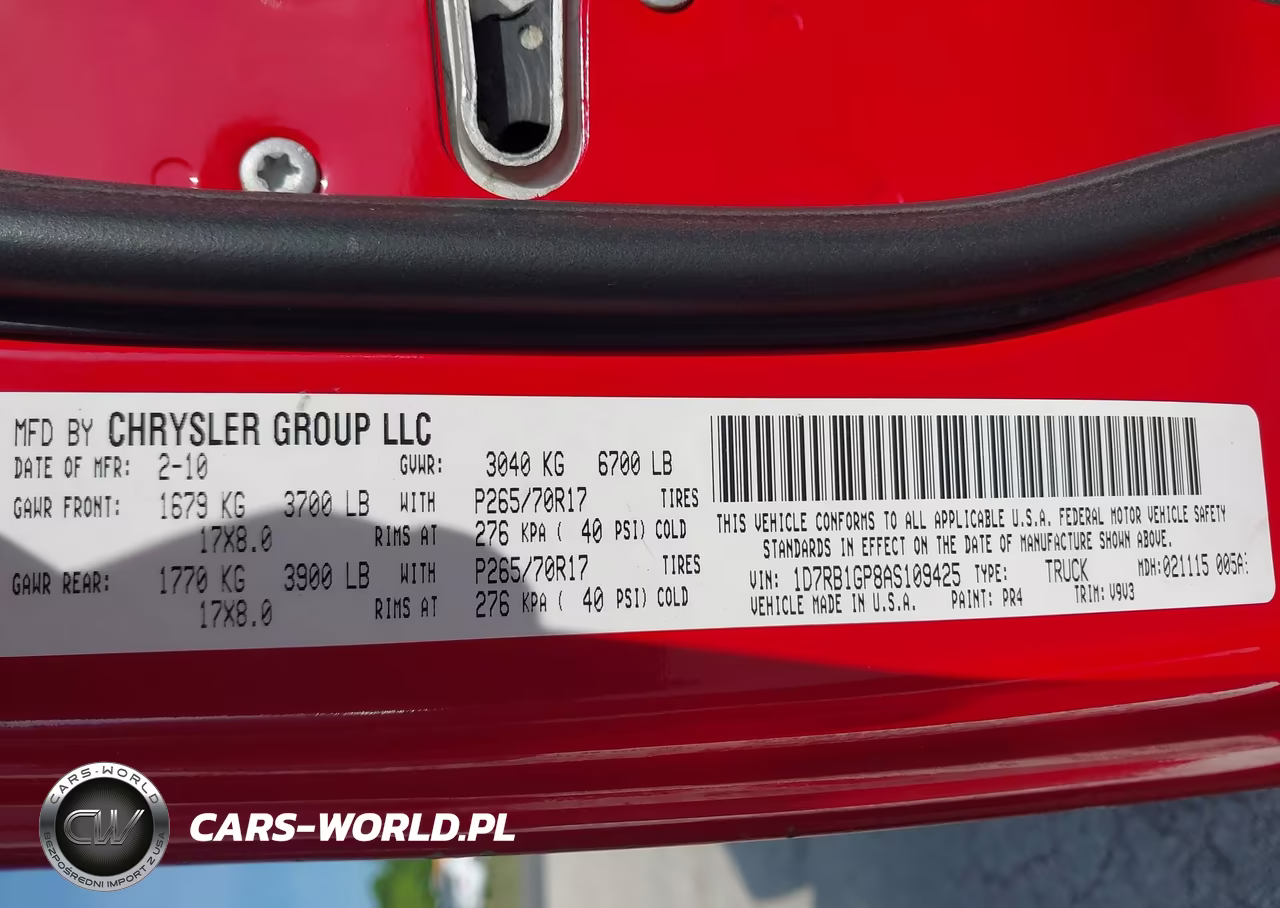 2010 Dodge Ram 1500 St VIN:1D7RB1GP8AS109425 - 9
