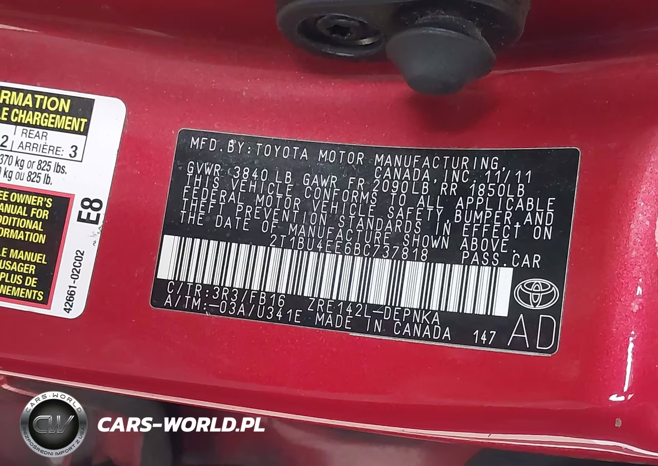 2011 Toyota Corolla Le VIN:2T1BU4EE6BC737818 - 9