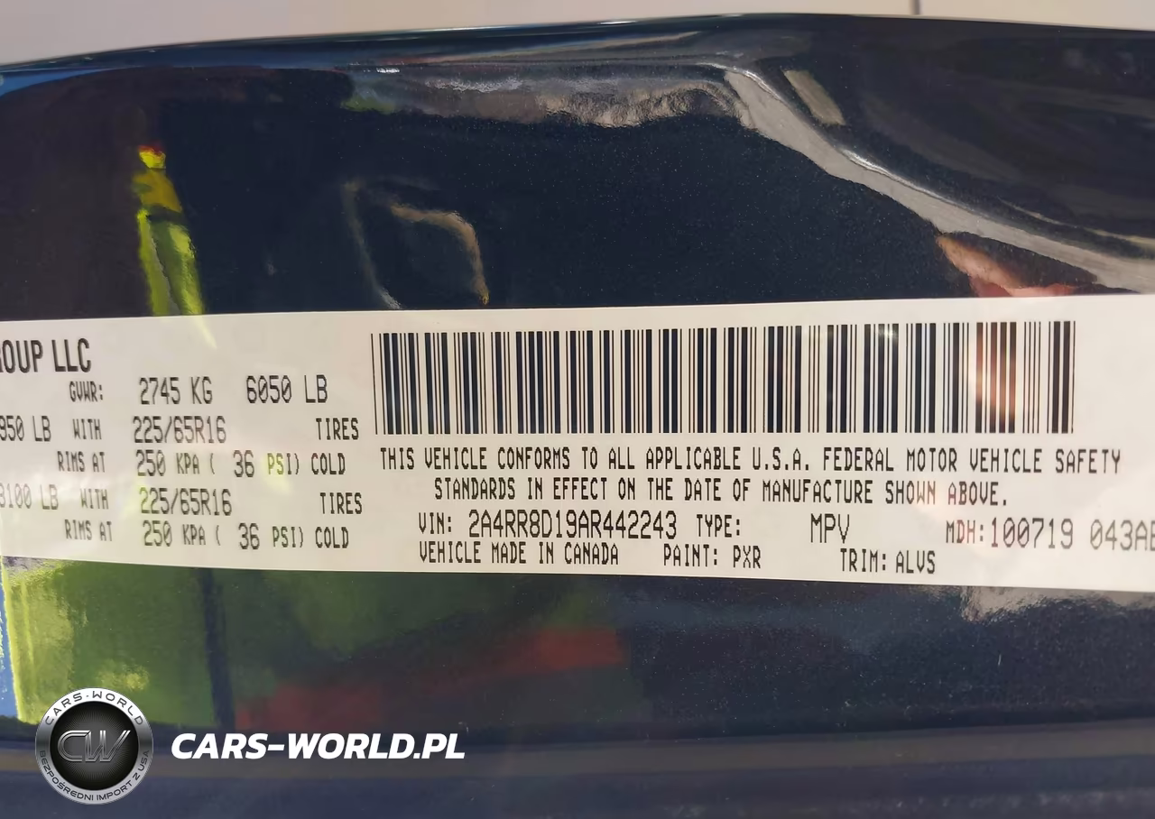 2010 Chrysler Town & Country Touring Plus VIN:2A4RR8D19AR442243 - 9