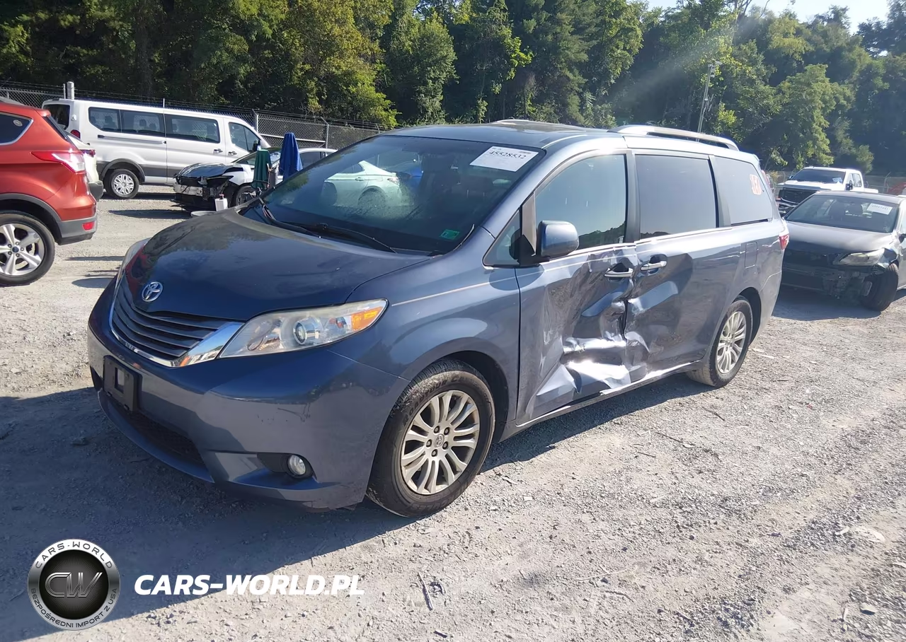 2015 Toyota Sienna Xle Premium 8 Passenger VIN:5TDYK3DC2FS649825 - 2