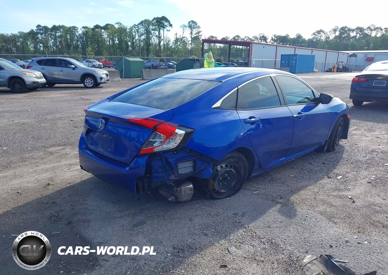2018 Honda Civic Lx VIN:2HGFC2F5XJH604055 - 4
