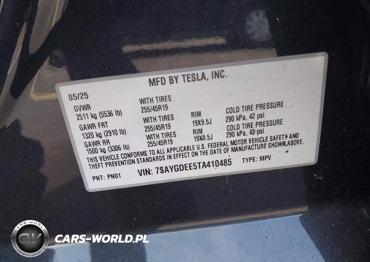 2026 Tesla Model Y All-Wheel Drive-Long Range Launch Series-Premium All-Wheel Drive VIN:7SAYGDEE5TA410485 - 9