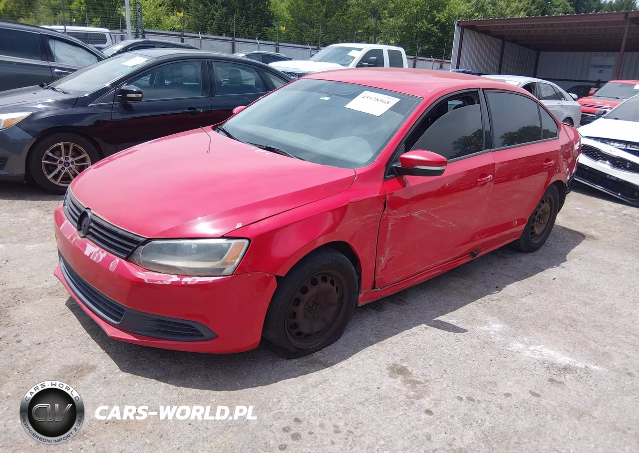 2012 Volkswagen Jetta 2.5L Se VIN:3VWDP7AJ3CM333482 - 2