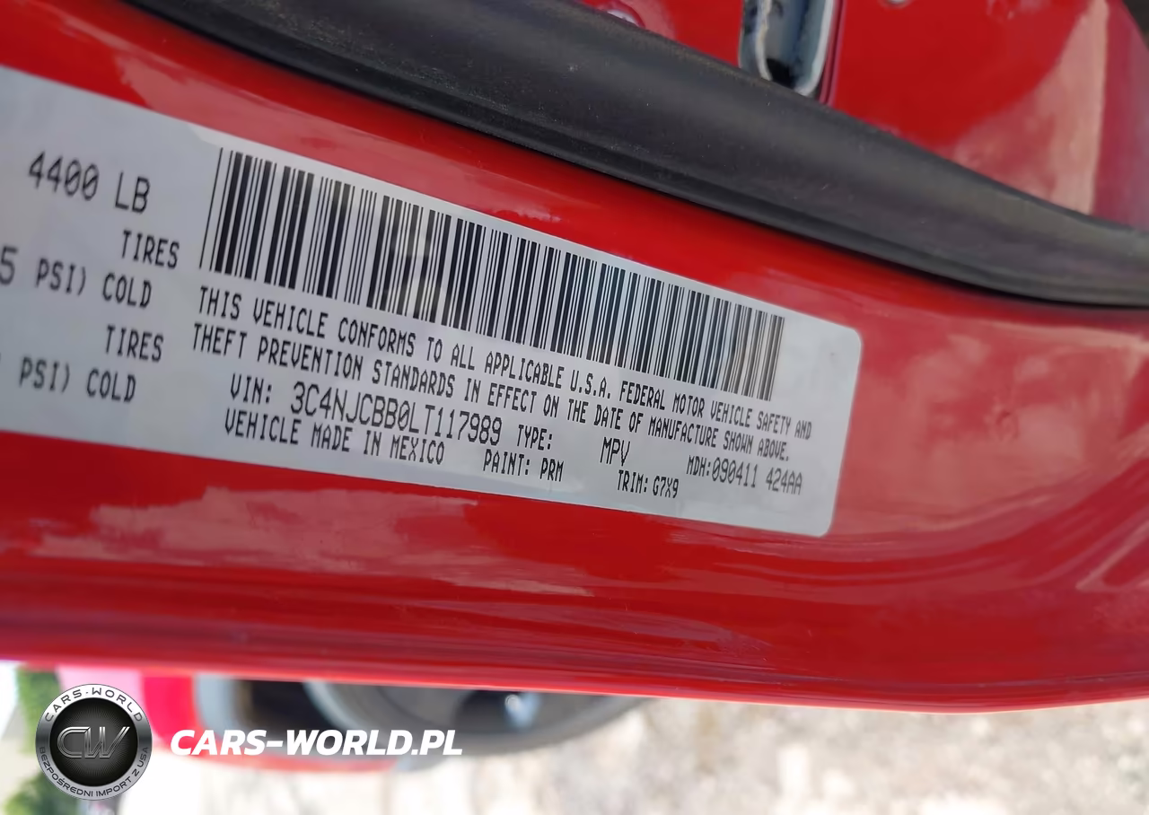 2020 Jeep Compass Altitude Fwd VIN:3C4NJCBB0LT117989 - 9