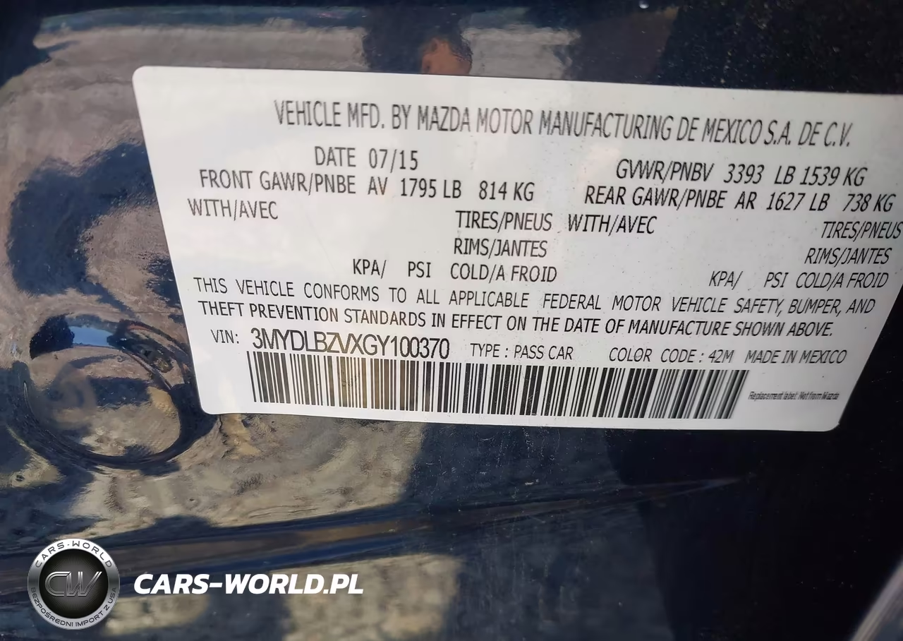 2016 Scion Ia VIN:3MYDLBZVXGY100370 - 9