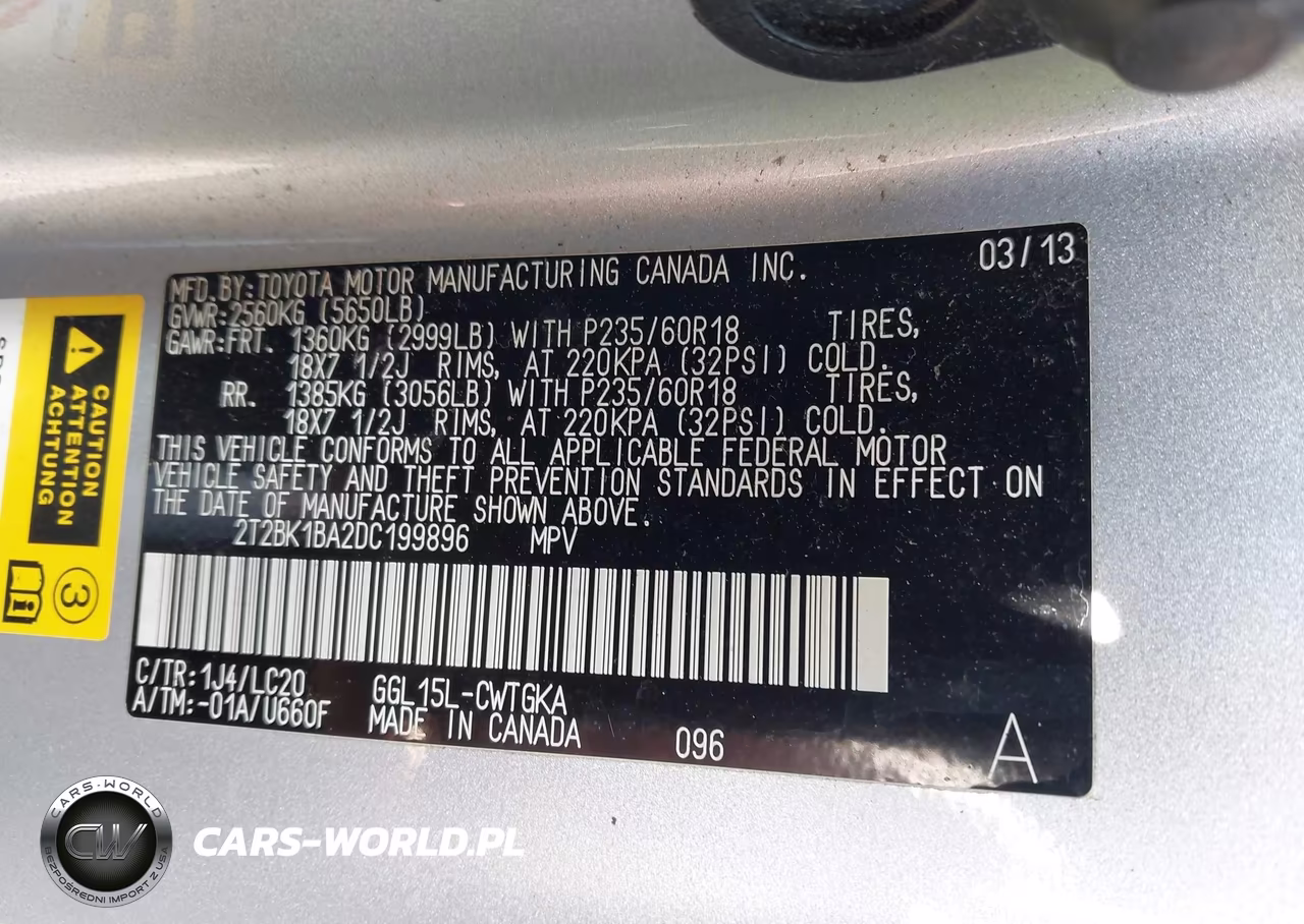 2013 Lexus Rx 350 VIN:2T2BK1BA2DC199896 - 9