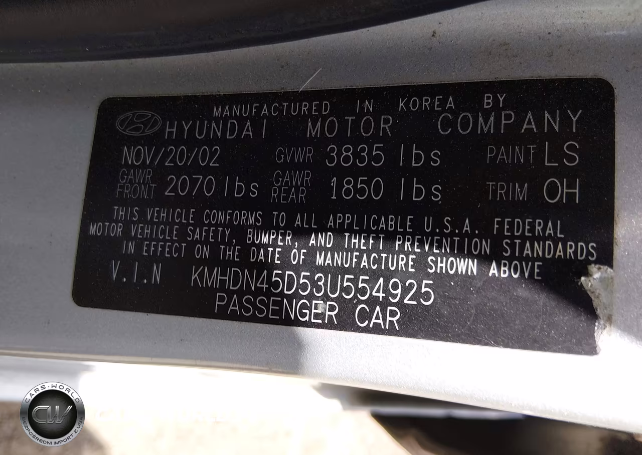 2003 Hyundai Elantra Gls-Gt VIN:KMHDN45D53U554925 - 9