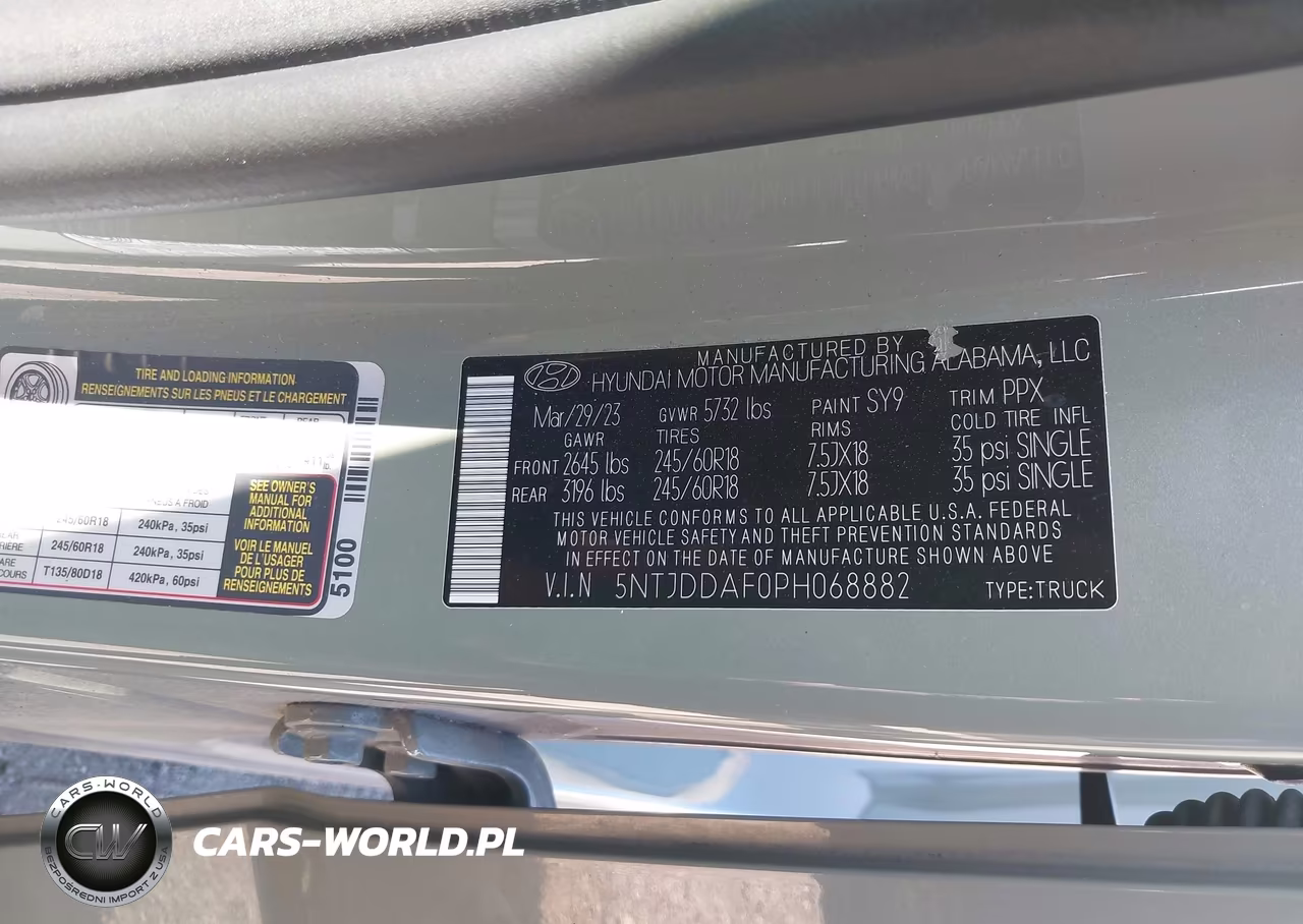 2023 Hyundai Santa Cruz Sel Premium VIN:5NTJDDAF0PH068882 - 9