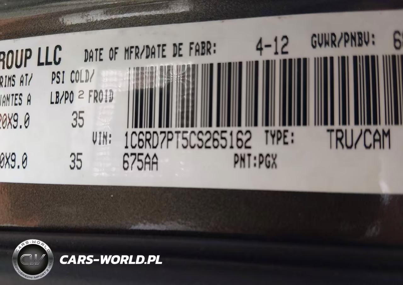 2012 Ram 1500 Laramie Longhorn VIN:1C6RD7PT5CS265162 - 9
