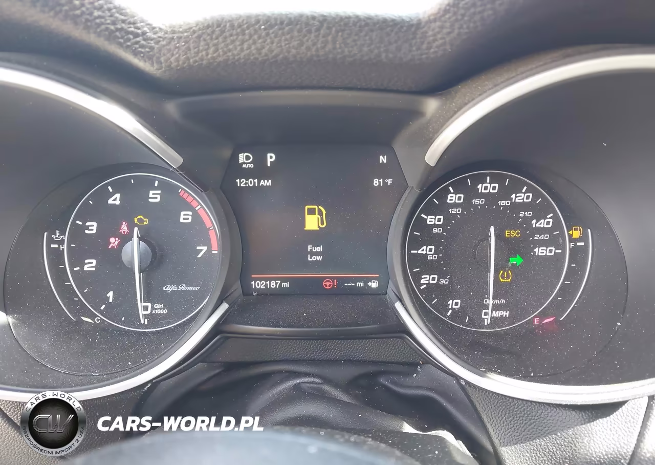 2019 Alfa Romeo Stelvio Ti Awd VIN:ZASPAKBN9K7C70233 - 7