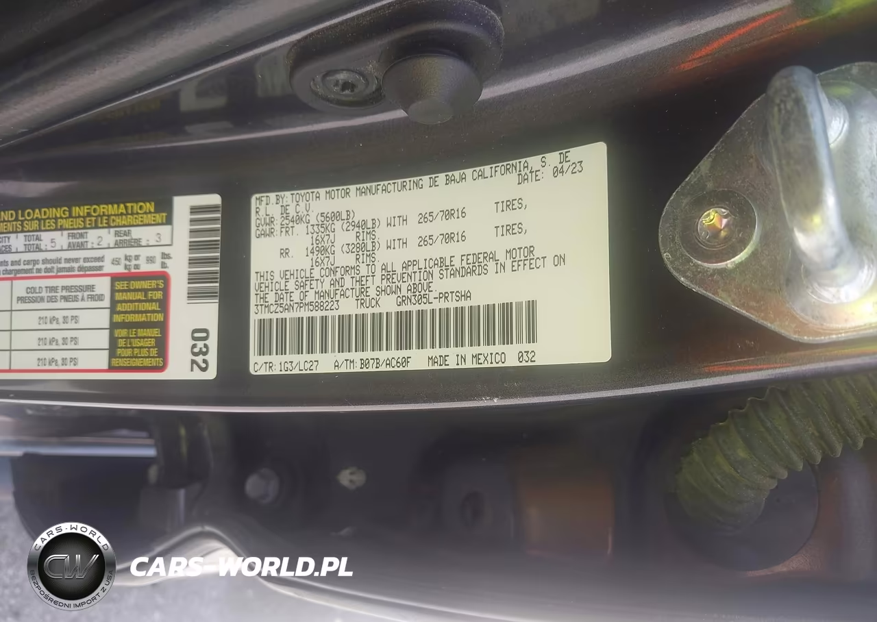 2023 Toyota Tacoma Trd Off Road VIN:3TMCZ5AN7PM588223 - 9
