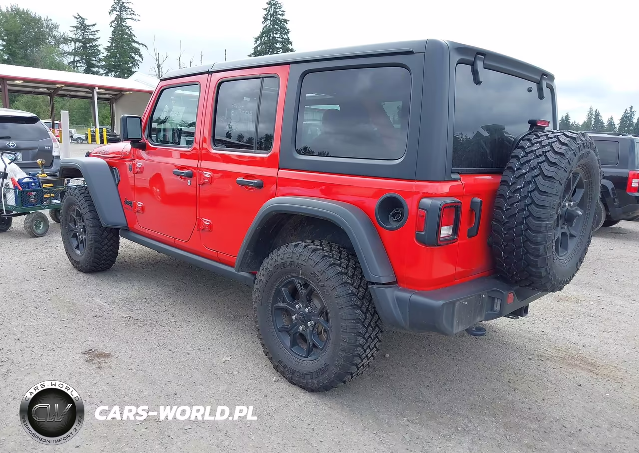 2025 Jeep Wrangler 4-Door Willys 4X4 VIN:1C4PJXDN7SW555621 - 3