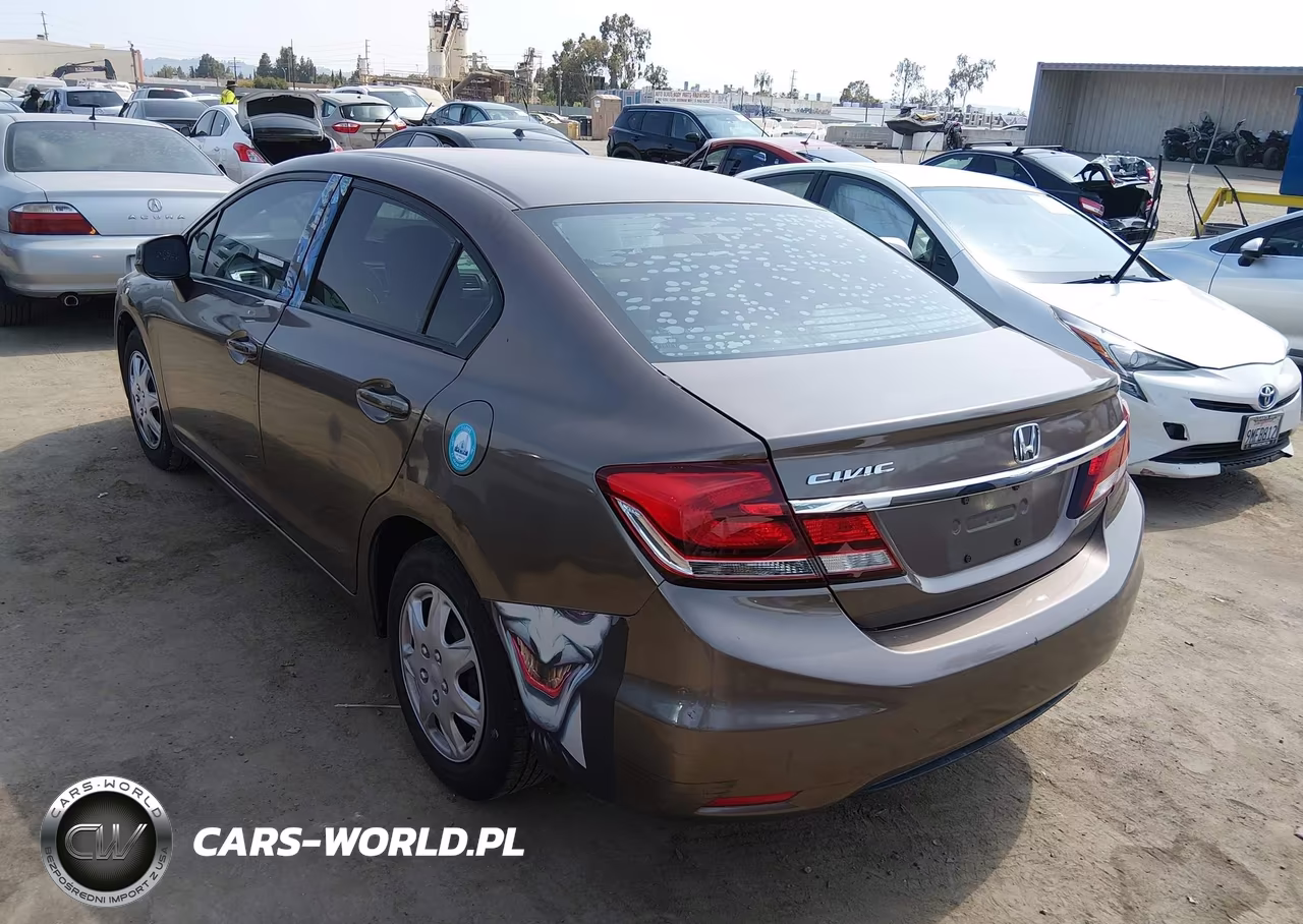 2013 Honda Civic Lx VIN:2HGFB2F50DH506157 - 3