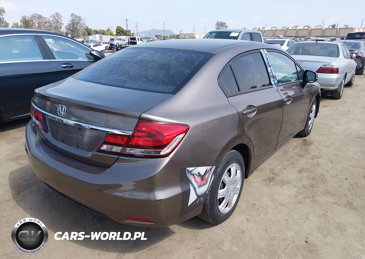 2013 Honda Civic Lx VIN:2HGFB2F50DH506157 - 4