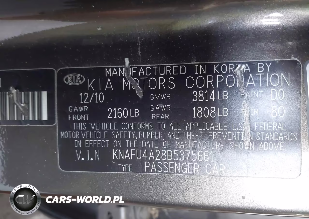 2011 Kia Forte Ex VIN:KNAFU4A28B5375661 - 9