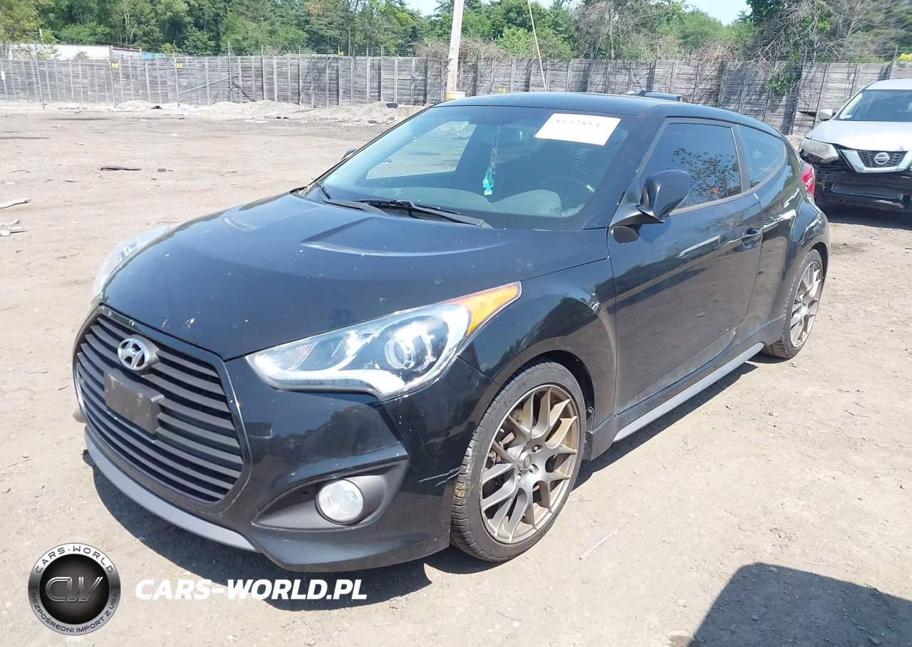 2015 Hyundai Veloster Turbo VIN:KMHTC6AE7FU228379 - 2