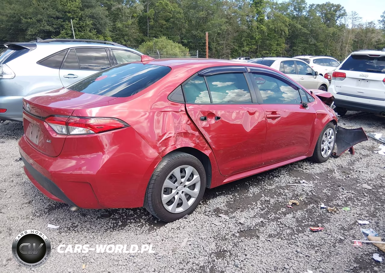2021 Toyota Corolla Le VIN:JTDEPMAEXMJ136221 - 4