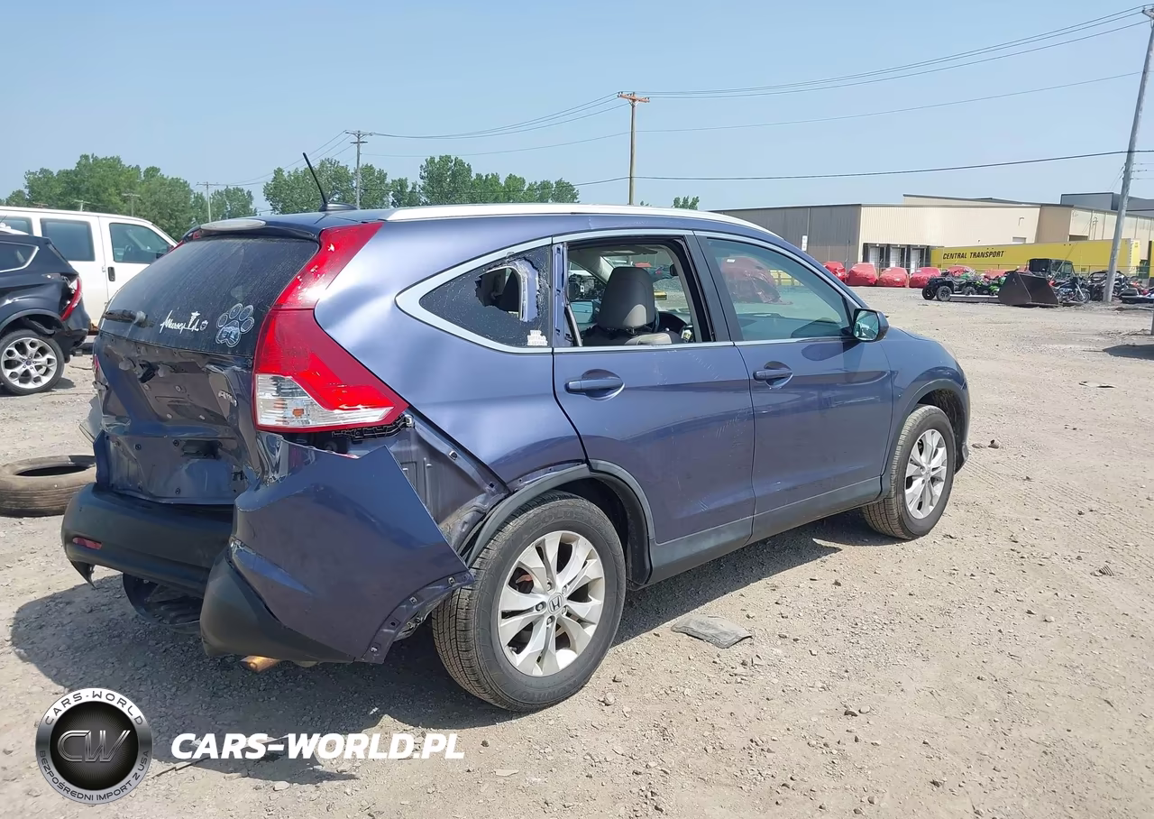 2013 Honda Cr-V Ex-L VIN:5J6RM4H77DL029949 - 4