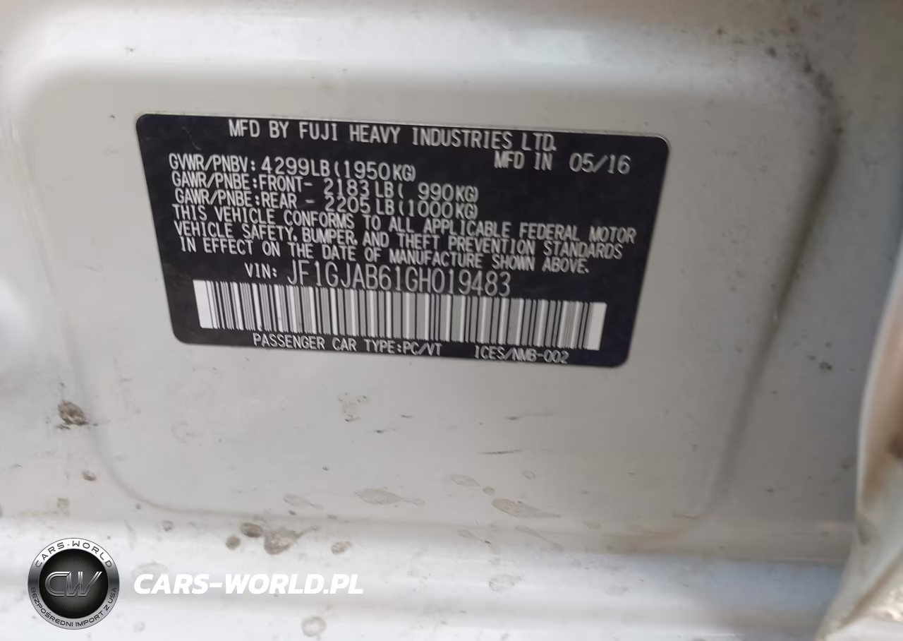 2016 Subaru Impreza 2.0I Premium VIN:JF1GJAB61GH019483 - 9