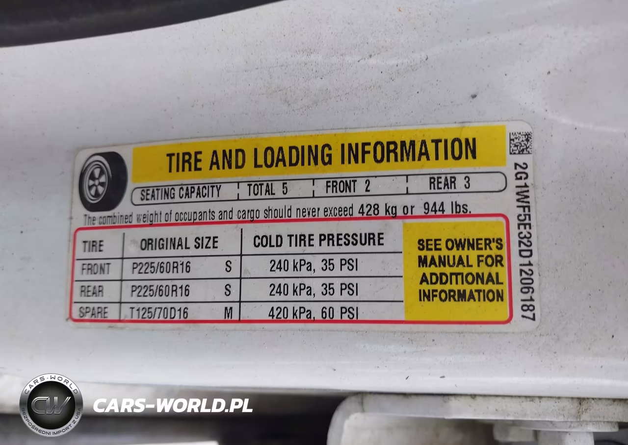 2013 Chevrolet Impala Ls VIN:2G1WF5E32D1206187 - 9