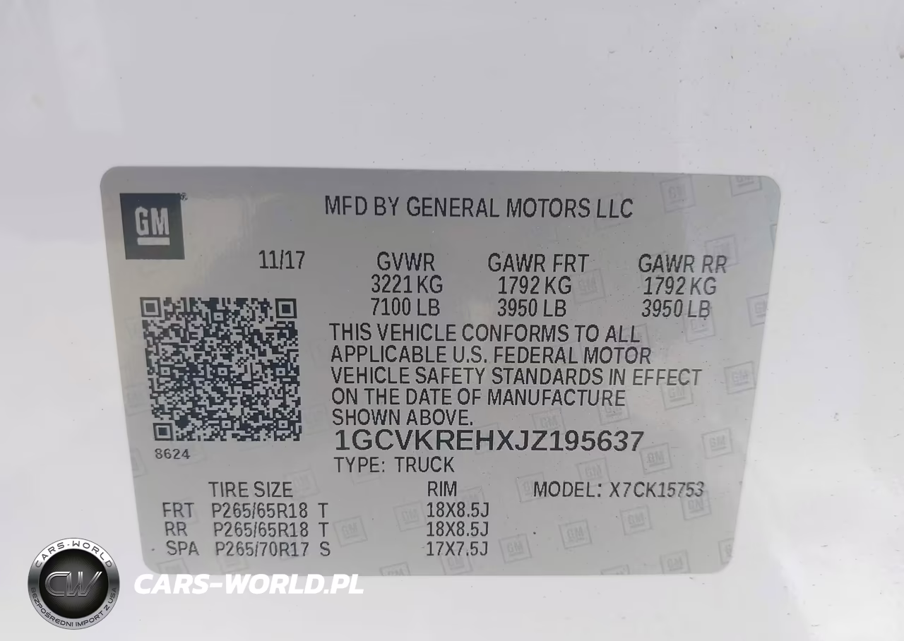 2018 Chevrolet Silverado 1500 1Lt VIN:1GCVKREHXJZ195637 - 9