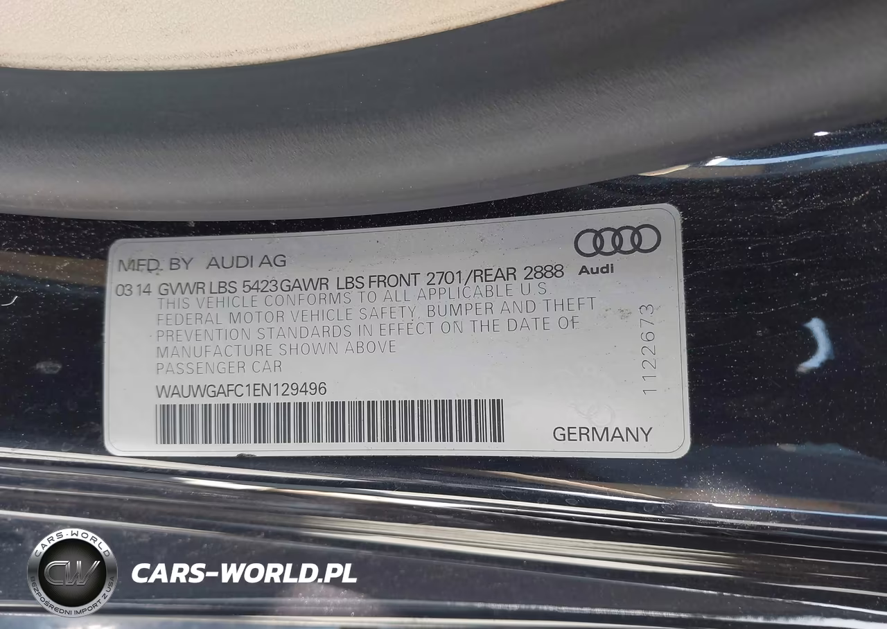2014 Audi A7 3.0T Premium Plus VIN:WAUWGAFC1EN129496 - 9