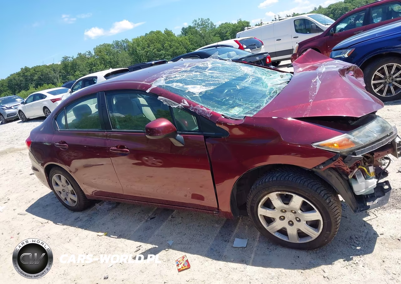 2012 Honda Civic Lx VIN:2HGFB2F52CH559635 - 14