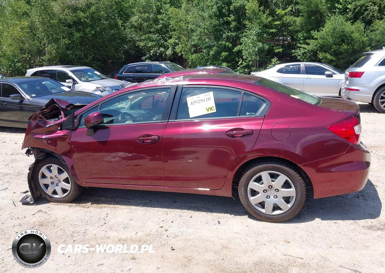 2012 Honda Civic Lx VIN:2HGFB2F52CH559635 - 15