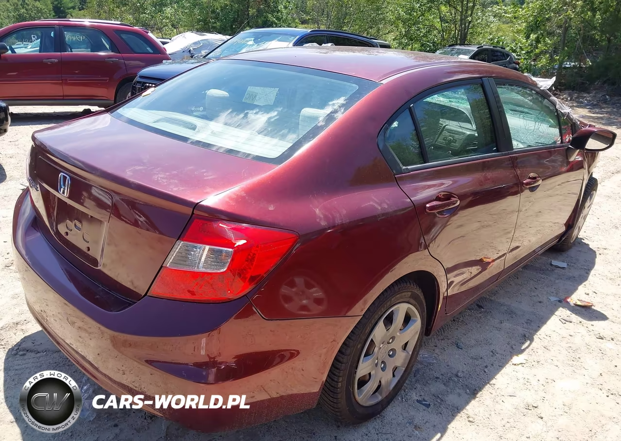 2012 Honda Civic Lx VIN:2HGFB2F52CH559635 - 4