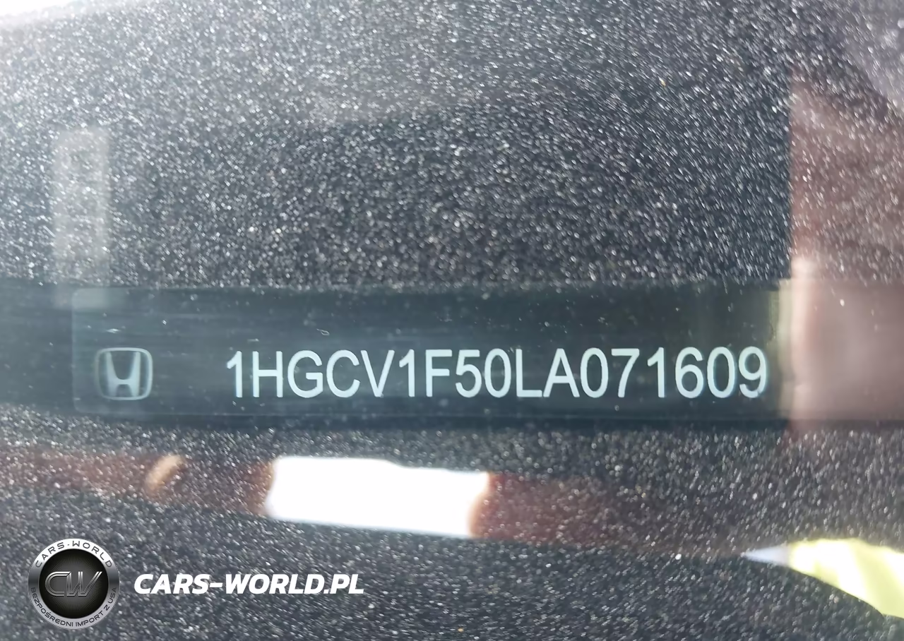 2020 Honda Accord Ex-L VIN:1HGCV1F50LA071609 - 19
