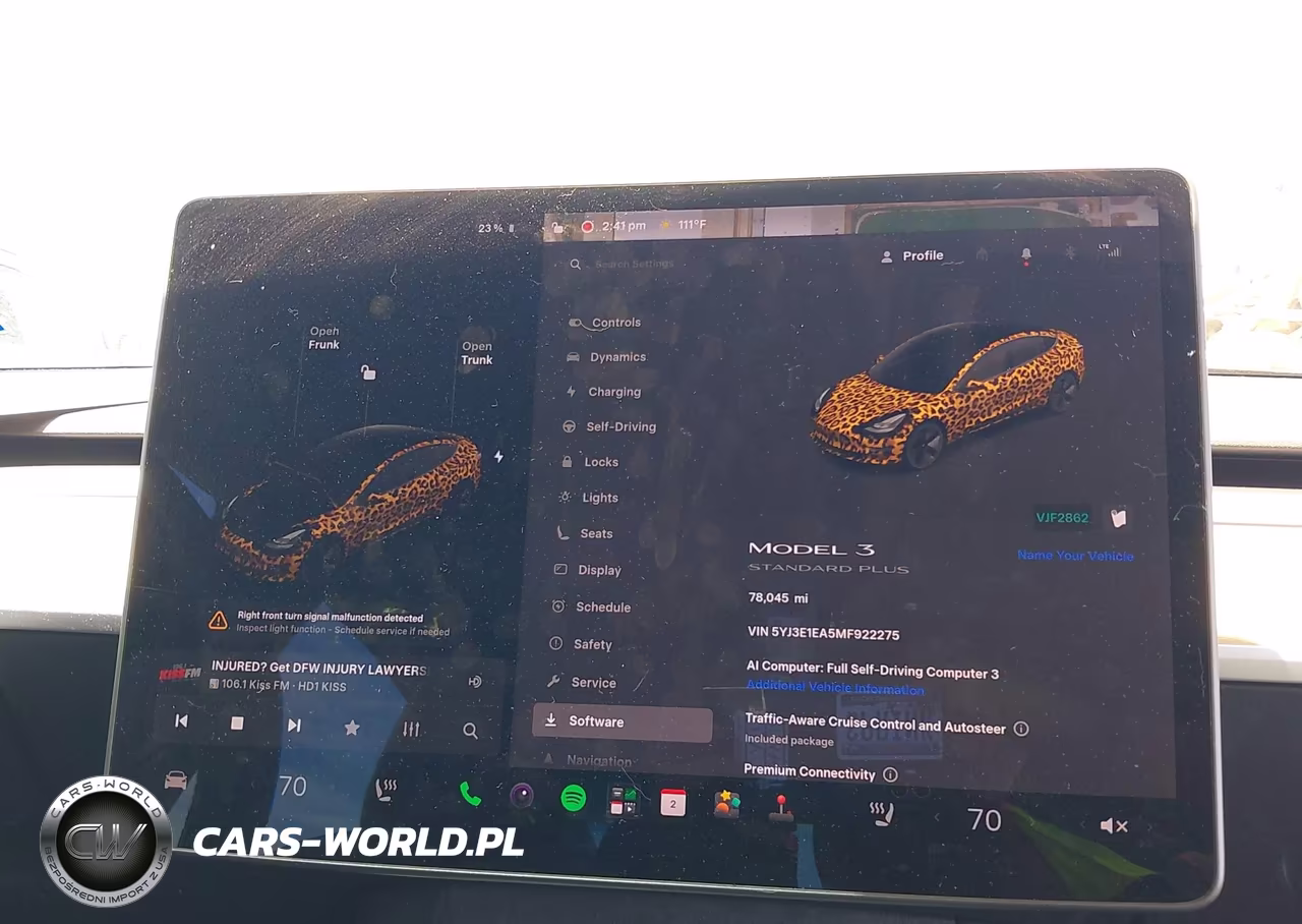 2021 Tesla Model 3 Standard Range Plus Rear-Wheel Drive VIN:5YJ3E1EA5MF922275 - 18