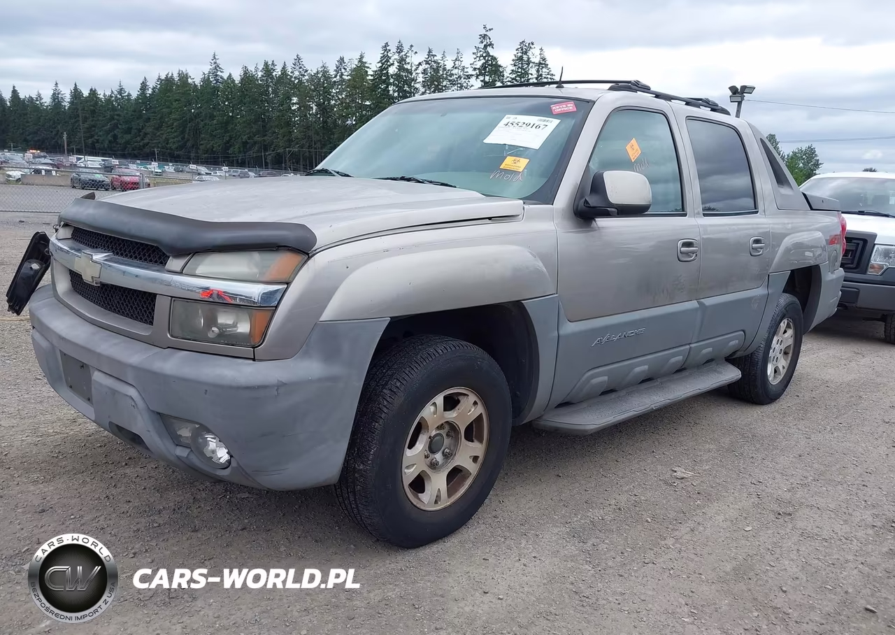 2002 Chevrolet Avalanche 1500 VIN:3GNEK13T12G269092 - 2